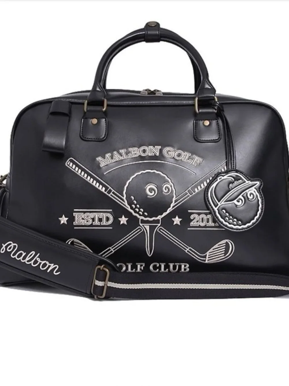 Malbon Golf Bag Boston Bag Clothing Storage Handbag with Shoulder Strap